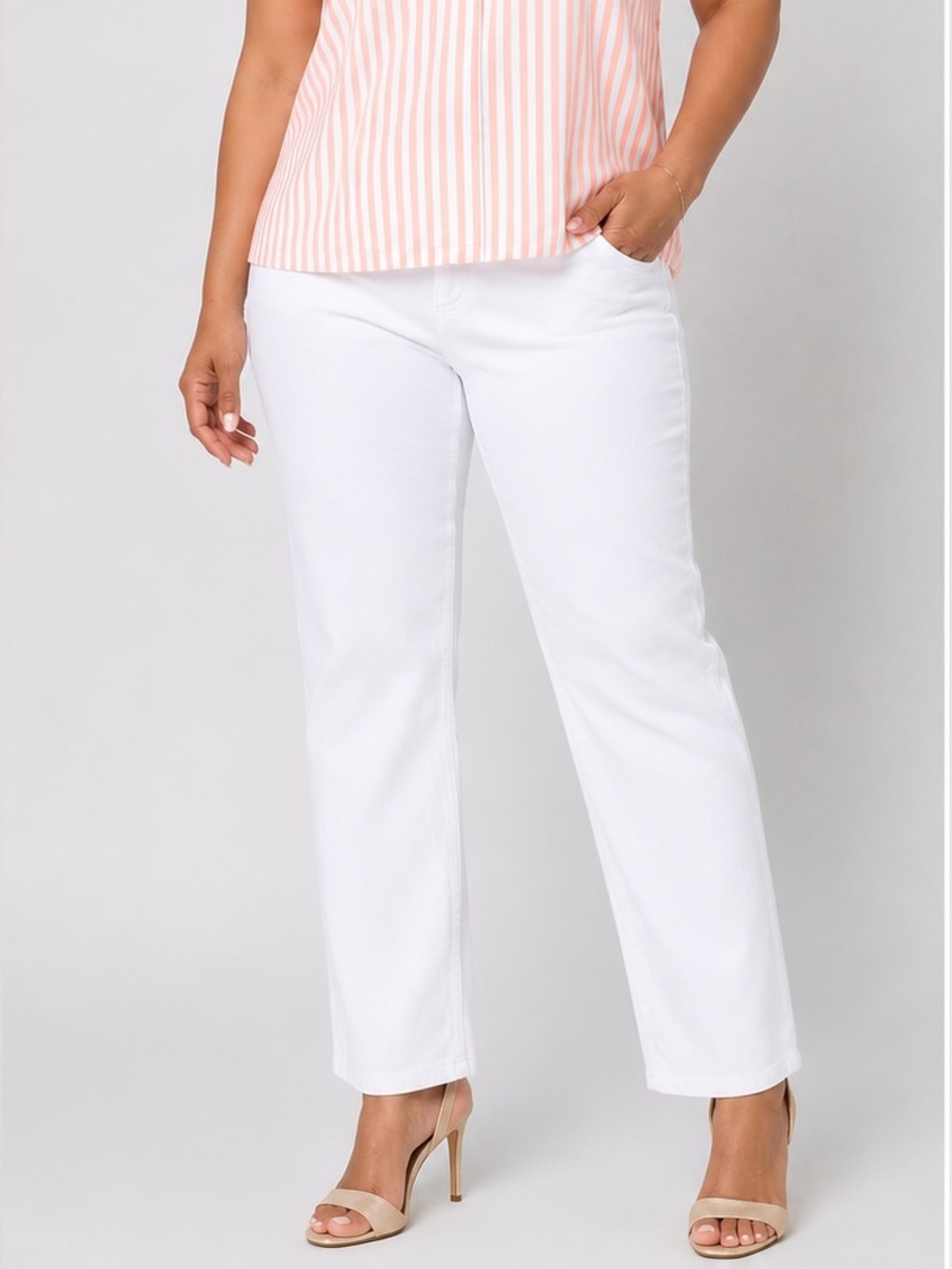 Denim & Co. Petite Classic Stretch Colored Ankle Jeans 12PETITE NEW A687857